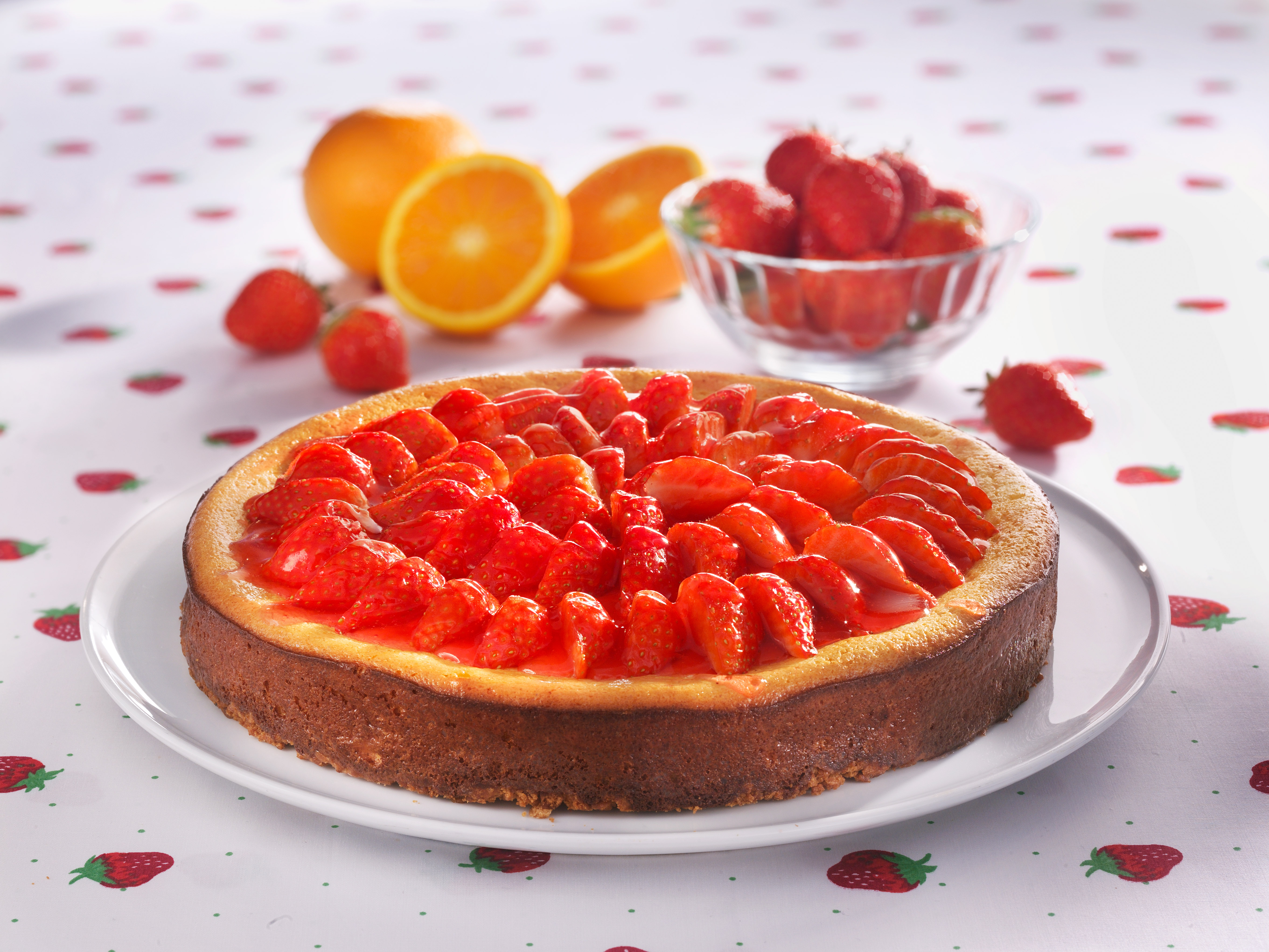 Erdbeer-Orangen-Kuchen