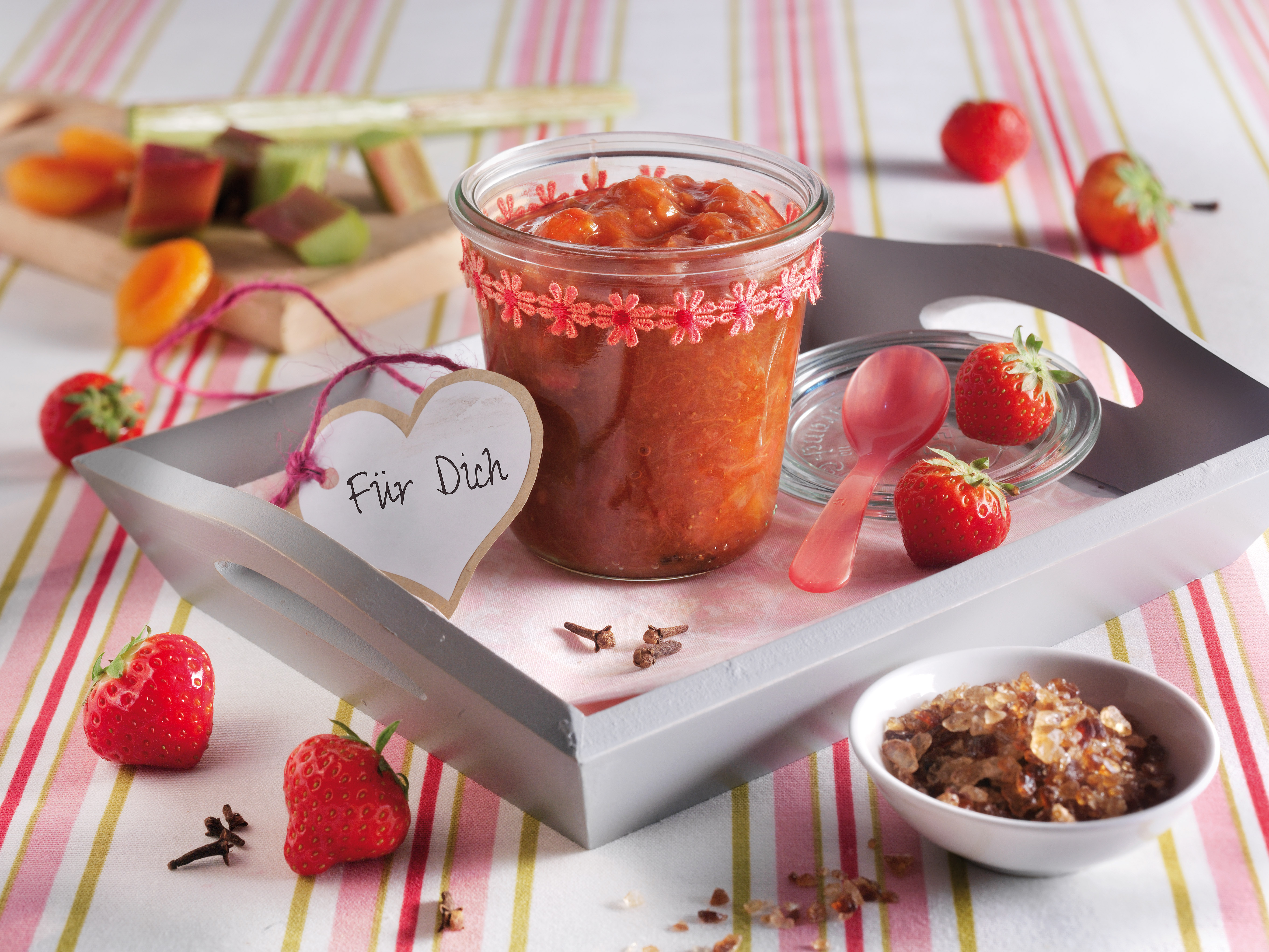 Erdbeer-Rhabarber-Chutney