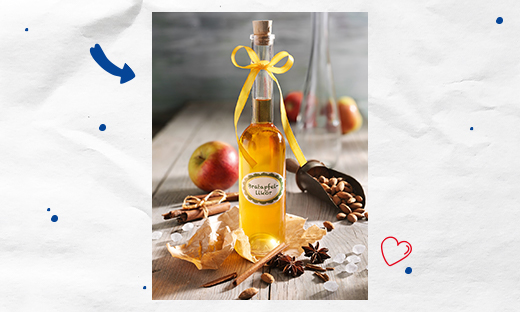 Diamant-Likoer-Bratapfel