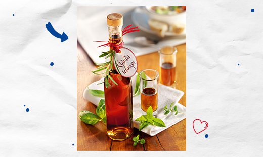 Diamant-Likoer-Kraeuterschnaps