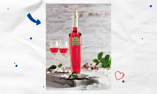 Diamant-Likoer-Waldhimbeer