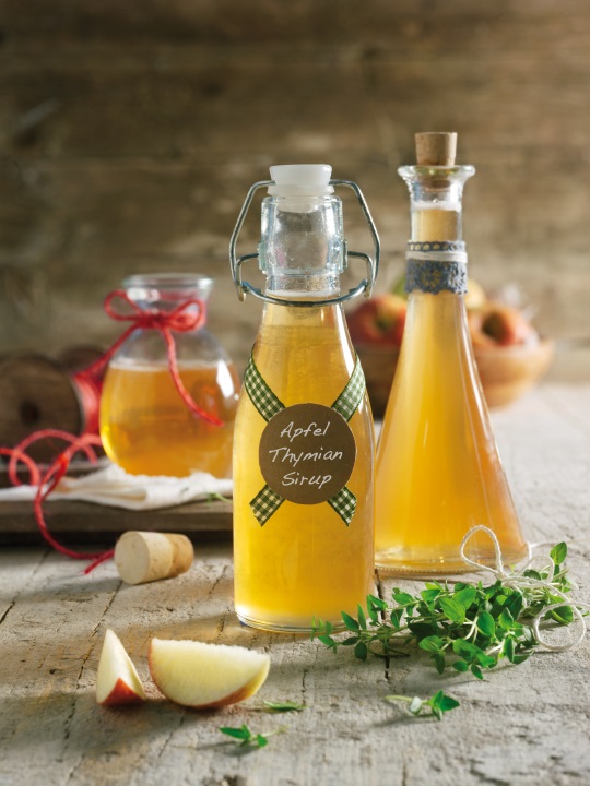 Apfel-Thymian-Sirup